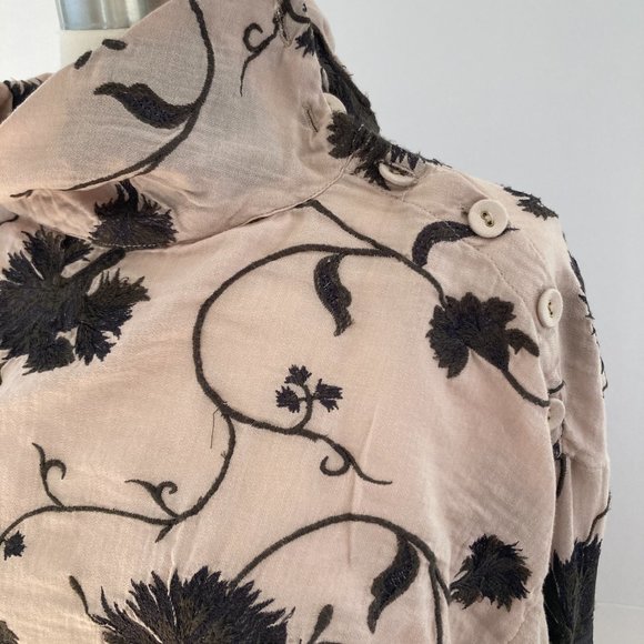 FREE PEOPLE Mirabella Embroidered Top, Petal Combo, XS - Picture 6 of 16